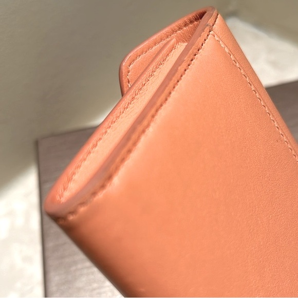 BVLGARI Serpenti Forever Continental wallet carnelian coral nappa leather $1000 - Picture 3 of 12